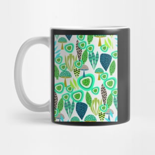 Fresh abstract greenery Mug